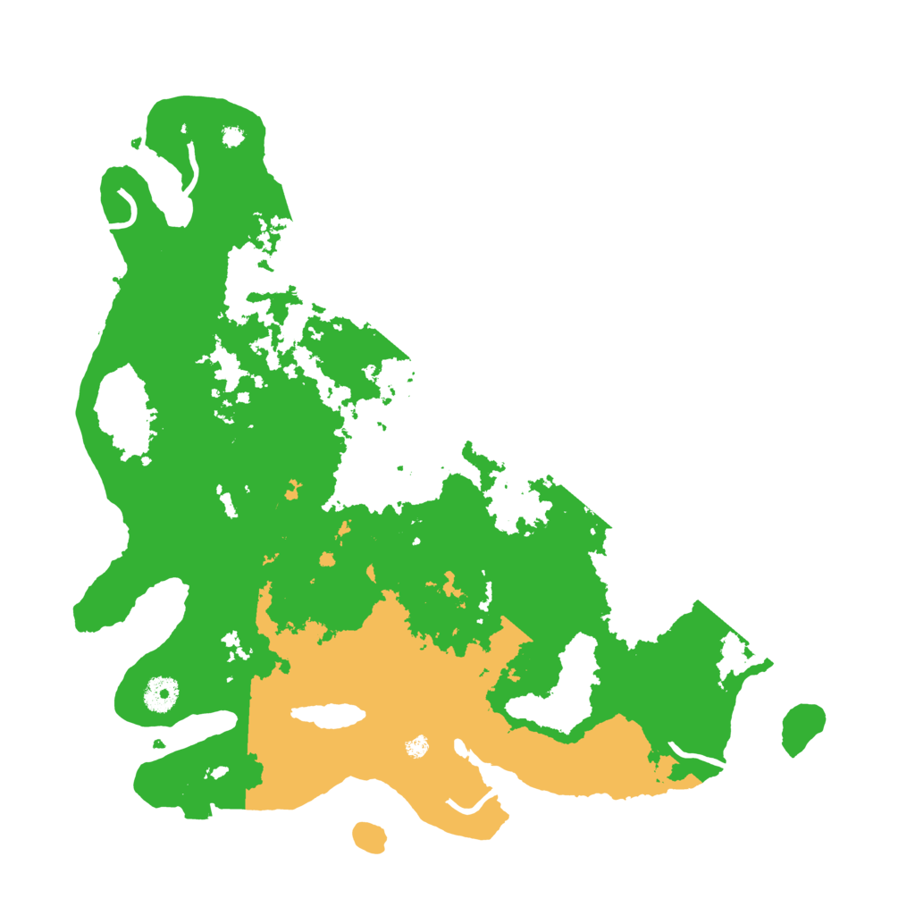 Biome Rust Map: Procedural Map, Size: 3900, Seed: 40314852