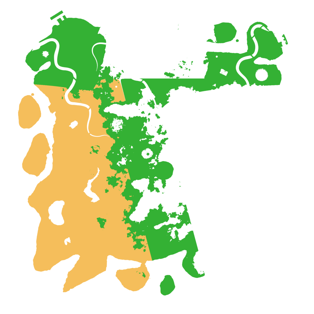 Biome Rust Map: Procedural Map, Size: 4500, Seed: 1741149328