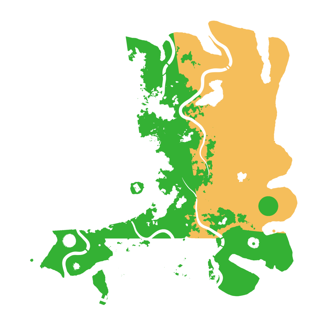 Biome Rust Map: Procedural Map, Size: 4250, Seed: 54353465