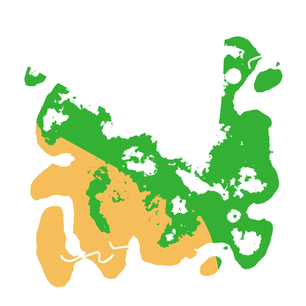 Biome Rust Map: Procedural Map, Size: 3500, Seed: 1658227955