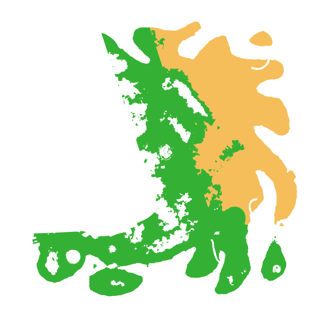 Biome Rust Map: Procedural Map, Size: 4000, Seed: 131725