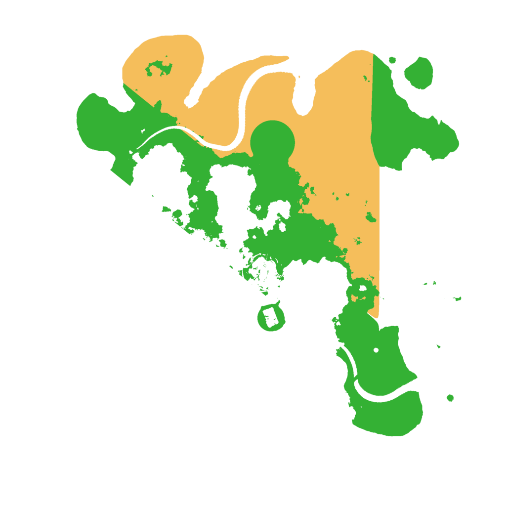 Biome Rust Map: Procedural Map, Size: 3000, Seed: 1833597796