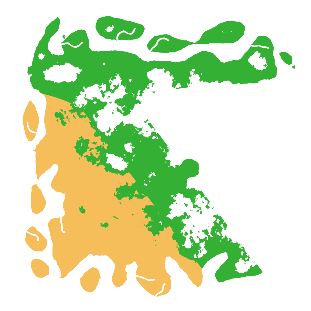 Biome Rust Map: Procedural Map, Size: 4500, Seed: 834036877