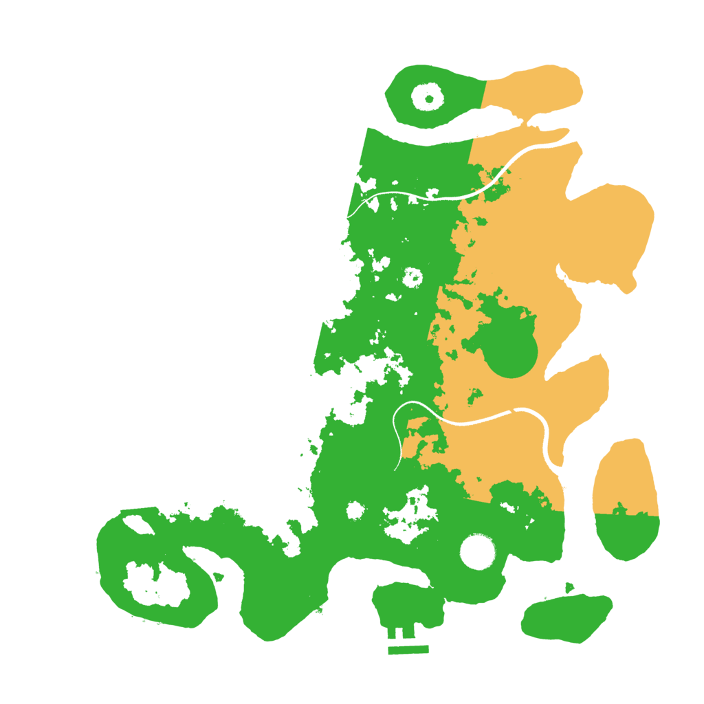 Biome Rust Map: Procedural Map, Size: 3500, Seed: 1723224816