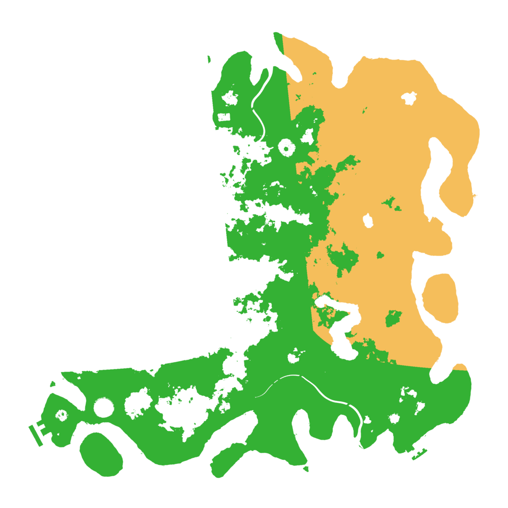 Biome Rust Map: Procedural Map, Size: 4500, Seed: 12168