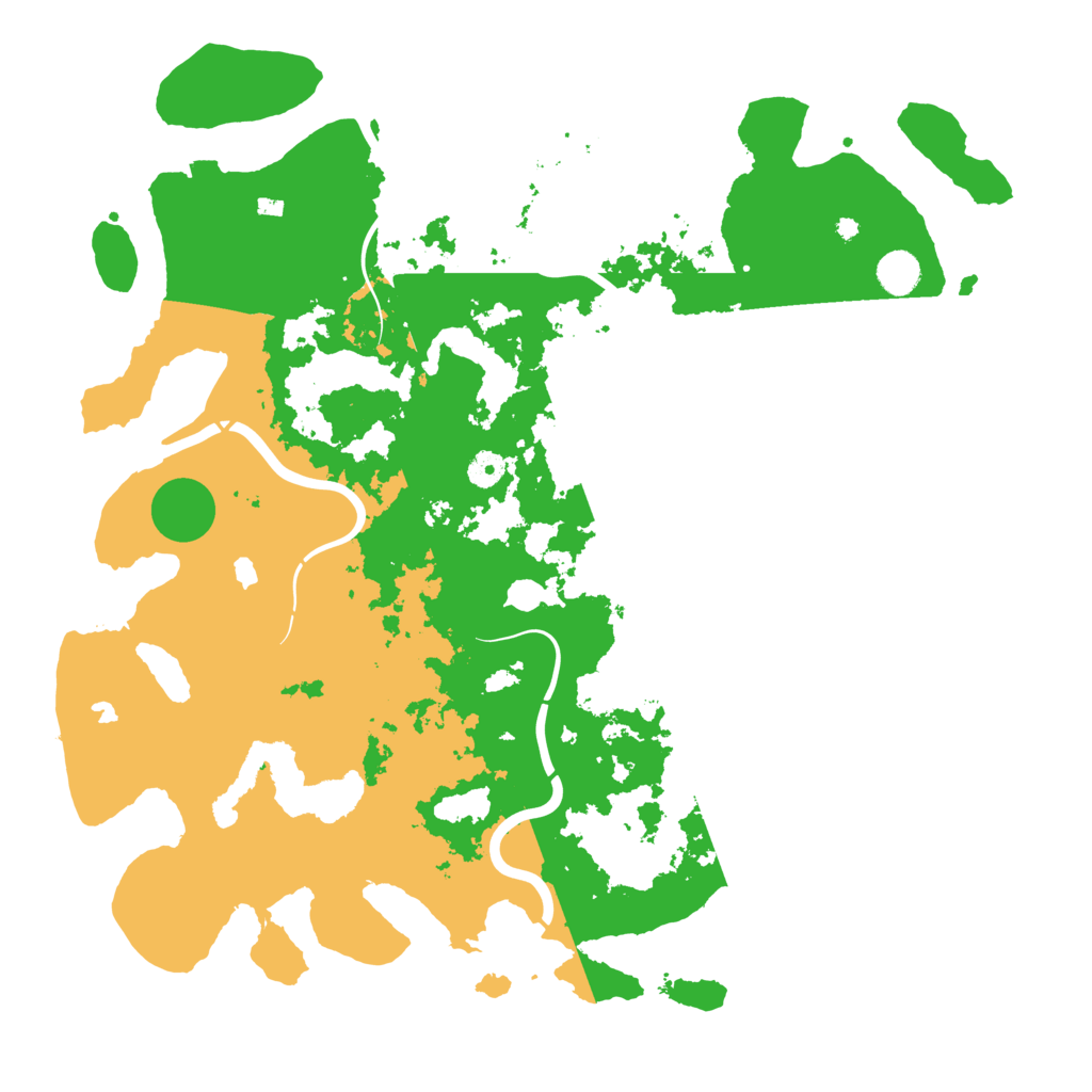 Biome Rust Map: Procedural Map, Size: 4500, Seed: 374985329