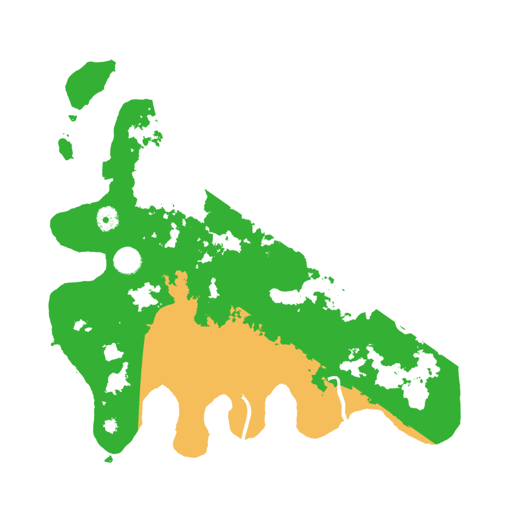 Biome Rust Map: Procedural Map, Size: 3300, Seed: 2035580728