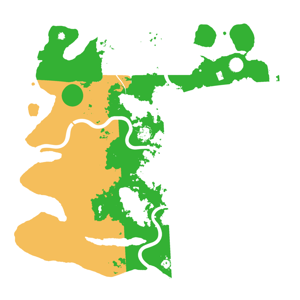 Biome Rust Map: Procedural Map, Size: 3700, Seed: 1471145289