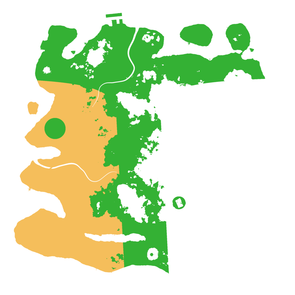 Biome Rust Map: Procedural Map, Size: 3700, Seed: 1471145289