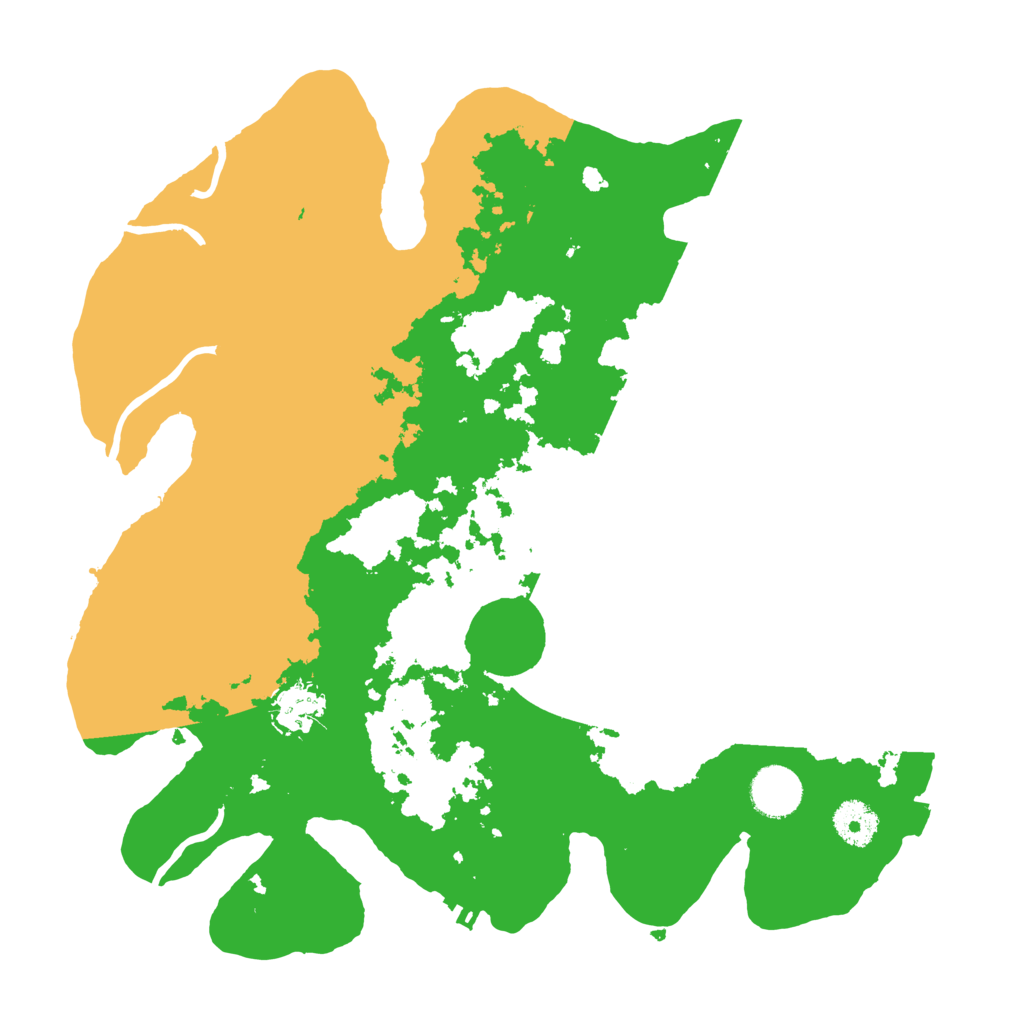 Biome Rust Map: Procedural Map, Size: 3500, Seed: 1739392966