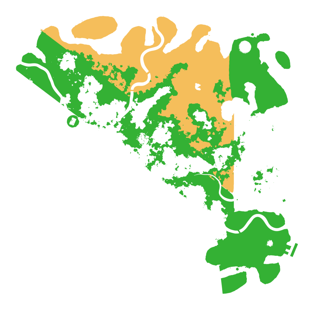 Biome Rust Map: Procedural Map, Size: 4500, Seed: 331892013