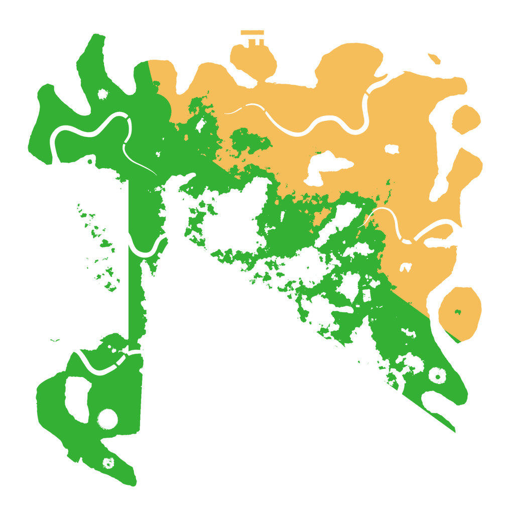 Biome Rust Map: Procedural Map, Size: 4500, Seed: 812898986