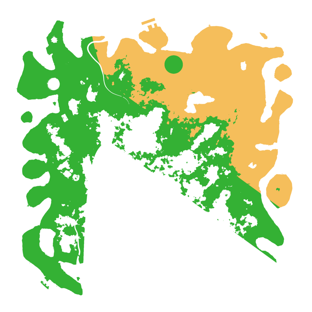 Biome Rust Map: Procedural Map, Size: 4500, Seed: 812898986