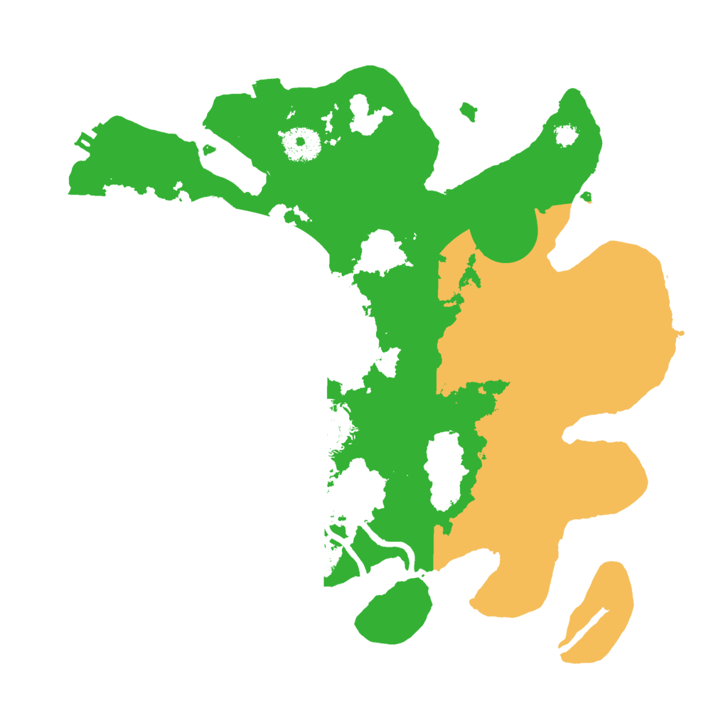 Biome Rust Map: Procedural Map, Size: 3000, Seed: 20224324