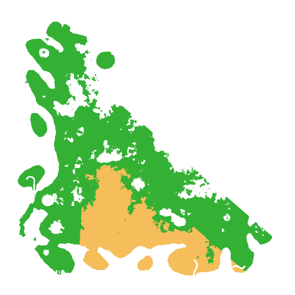 Biome Rust Map: Procedural Map, Size: 4500, Seed: 958106099