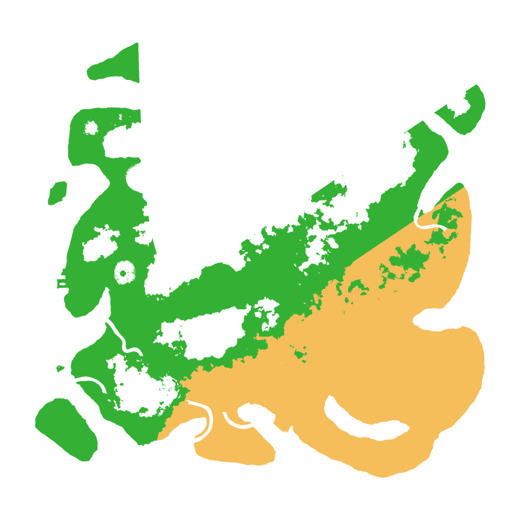 Biome Rust Map: Procedural Map, Size: 3500, Seed: 274030121