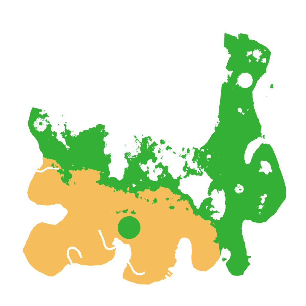 Biome Rust Map: Procedural Map, Size: 3570, Seed: 13123