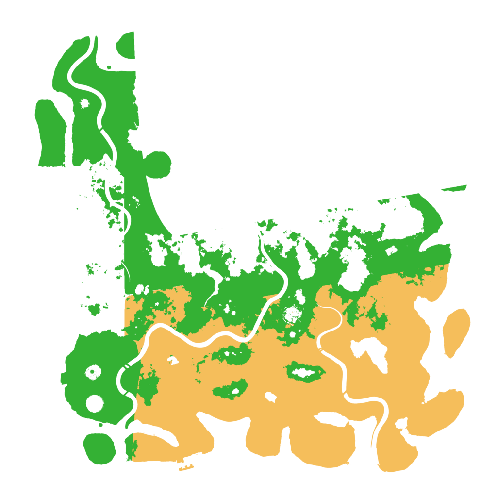 Biome Rust Map: Procedural Map, Size: 5000, Seed: 51581841