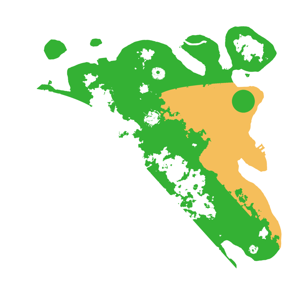 Biome Rust Map: Procedural Map, Size: 3500, Seed: 1955773289