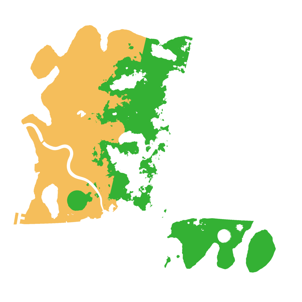 Biome Rust Map: Procedural Map, Size: 4000, Seed: 47784575