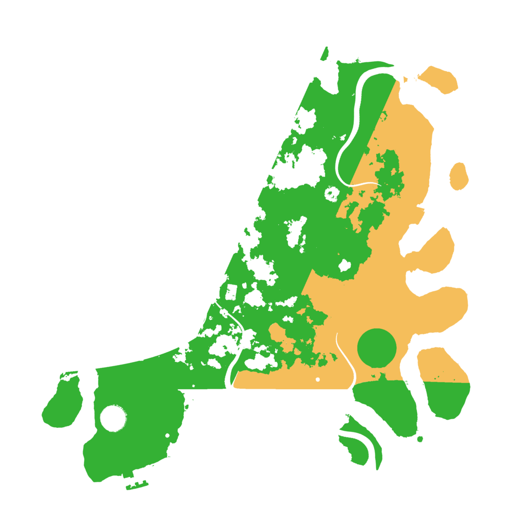 Biome Rust Map: Procedural Map, Size: 3500, Seed: 1589284884