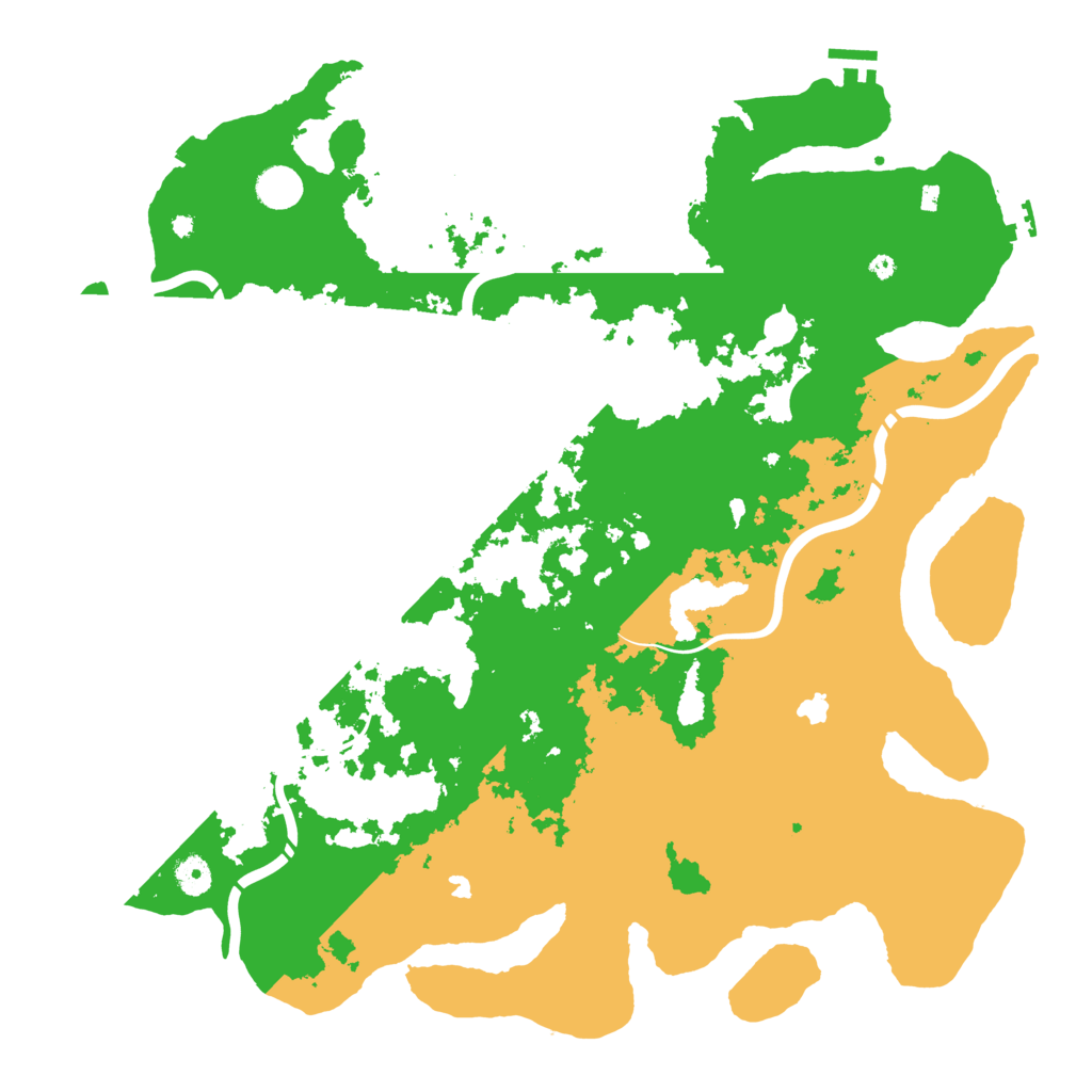 Biome Rust Map: Procedural Map, Size: 4500, Seed: 833724738