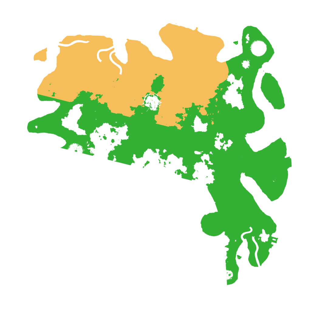 Biome Rust Map: Procedural Map, Size: 3500, Seed: 36431797