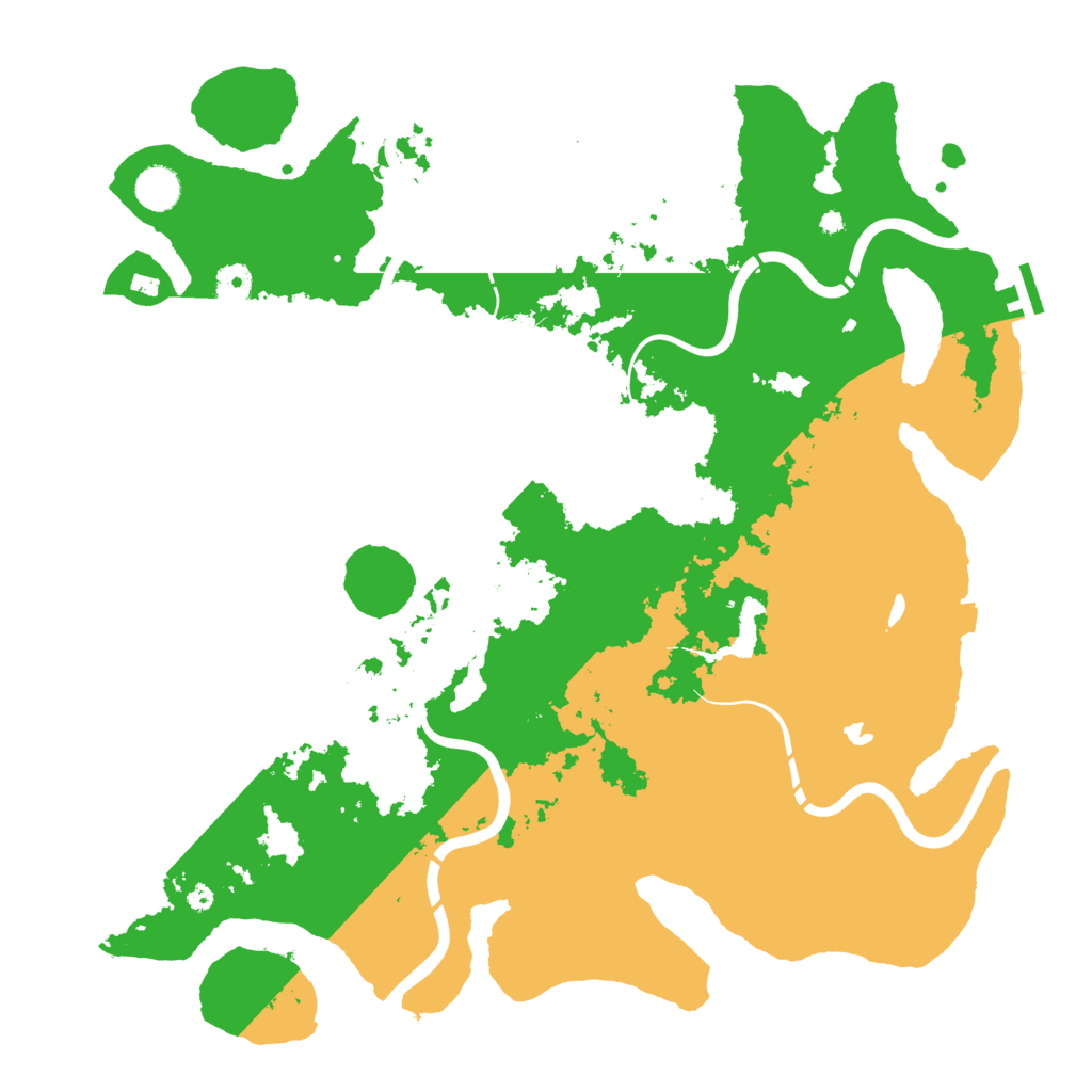Biome Rust Map: Procedural Map, Size: 4250, Seed: 47165