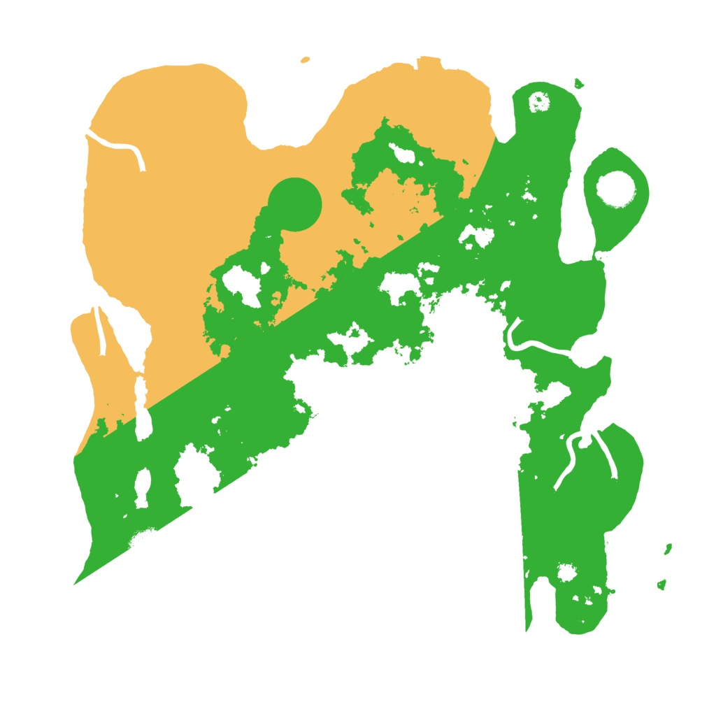 Biome Rust Map: Procedural Map, Size: 3500, Seed: 1557597627