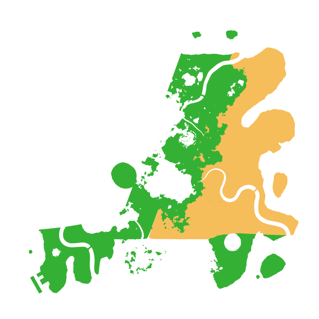 Biome Rust Map: Procedural Map, Size: 3500, Seed: 431354084