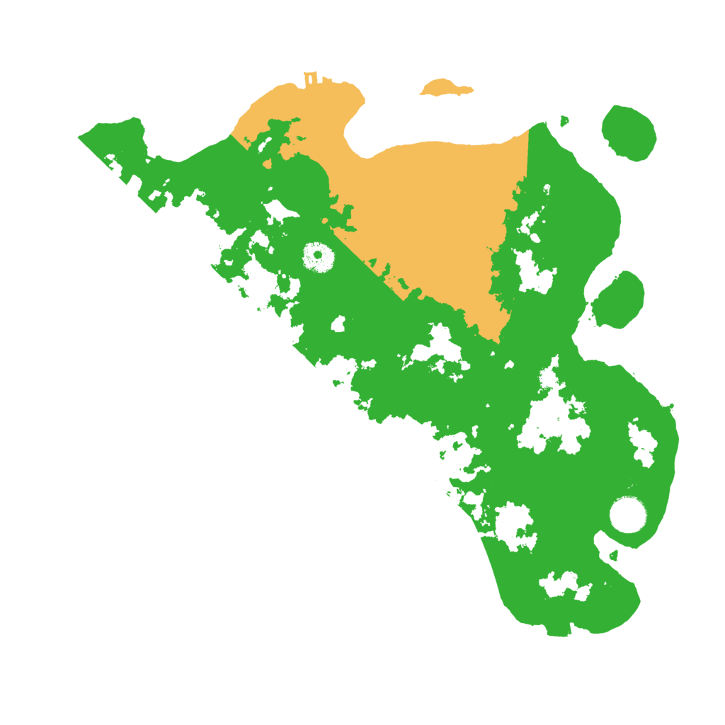 Biome Rust Map: Procedural Map, Size: 3500, Seed: 123233046