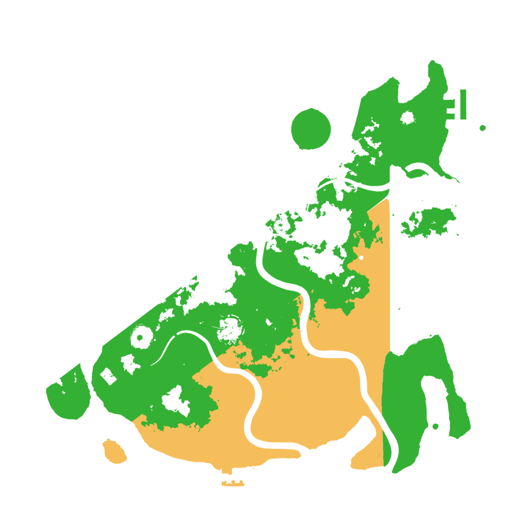 Biome Rust Map: Procedural Map, Size: 3500, Seed: 587811369