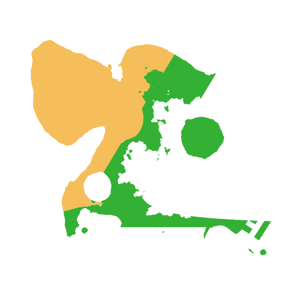 Biome Rust Map: Procedural Map, Size: 2000, Seed: 2807