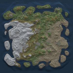 Thumbnail Rust Map: Procedural Map, Size: 4500, Seed: 1572921738, 18 Monuments
