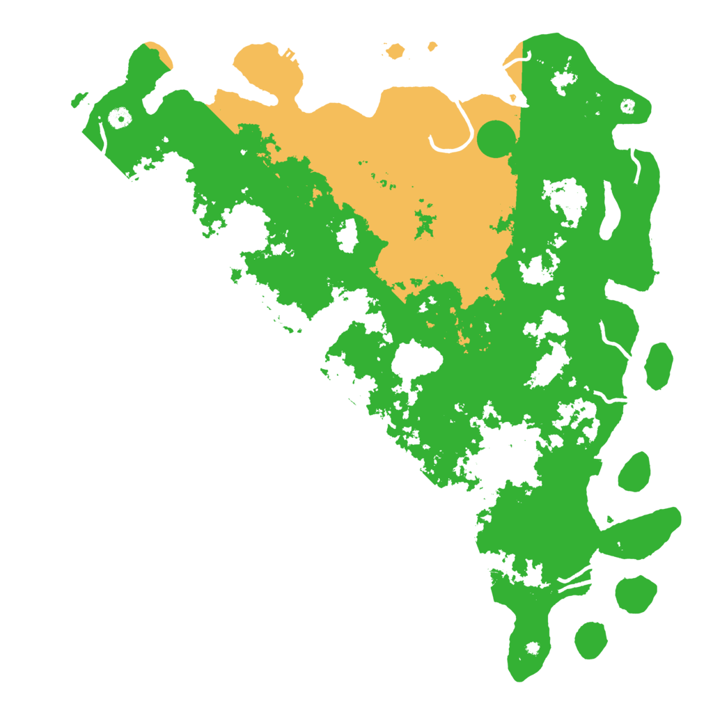 Biome Rust Map: Procedural Map, Size: 5000, Seed: 595345677