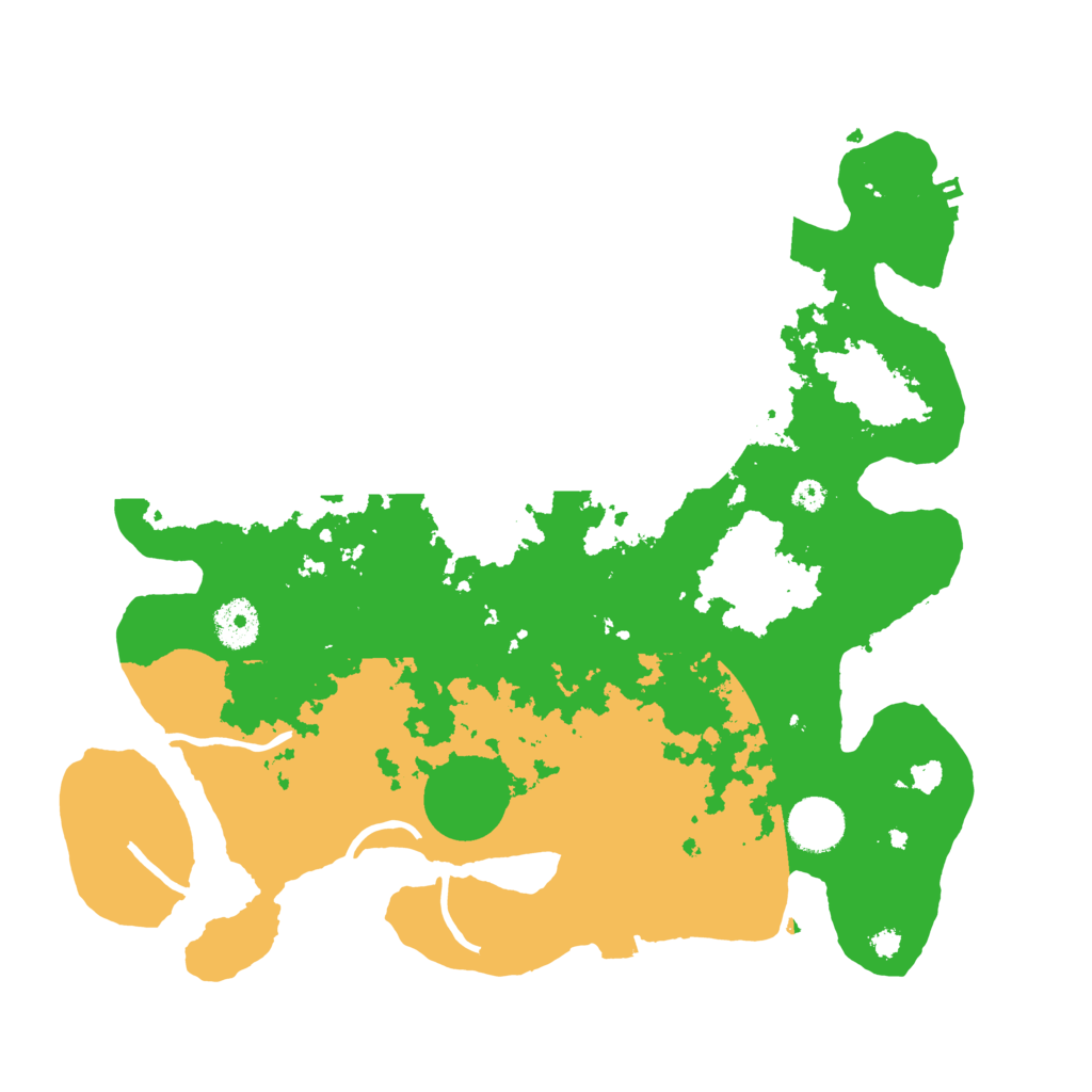 Biome Rust Map: Procedural Map, Size: 3500, Seed: 3775951