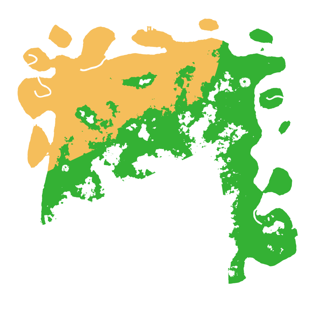 Biome Rust Map: Procedural Map, Size: 4500, Seed: 652825837