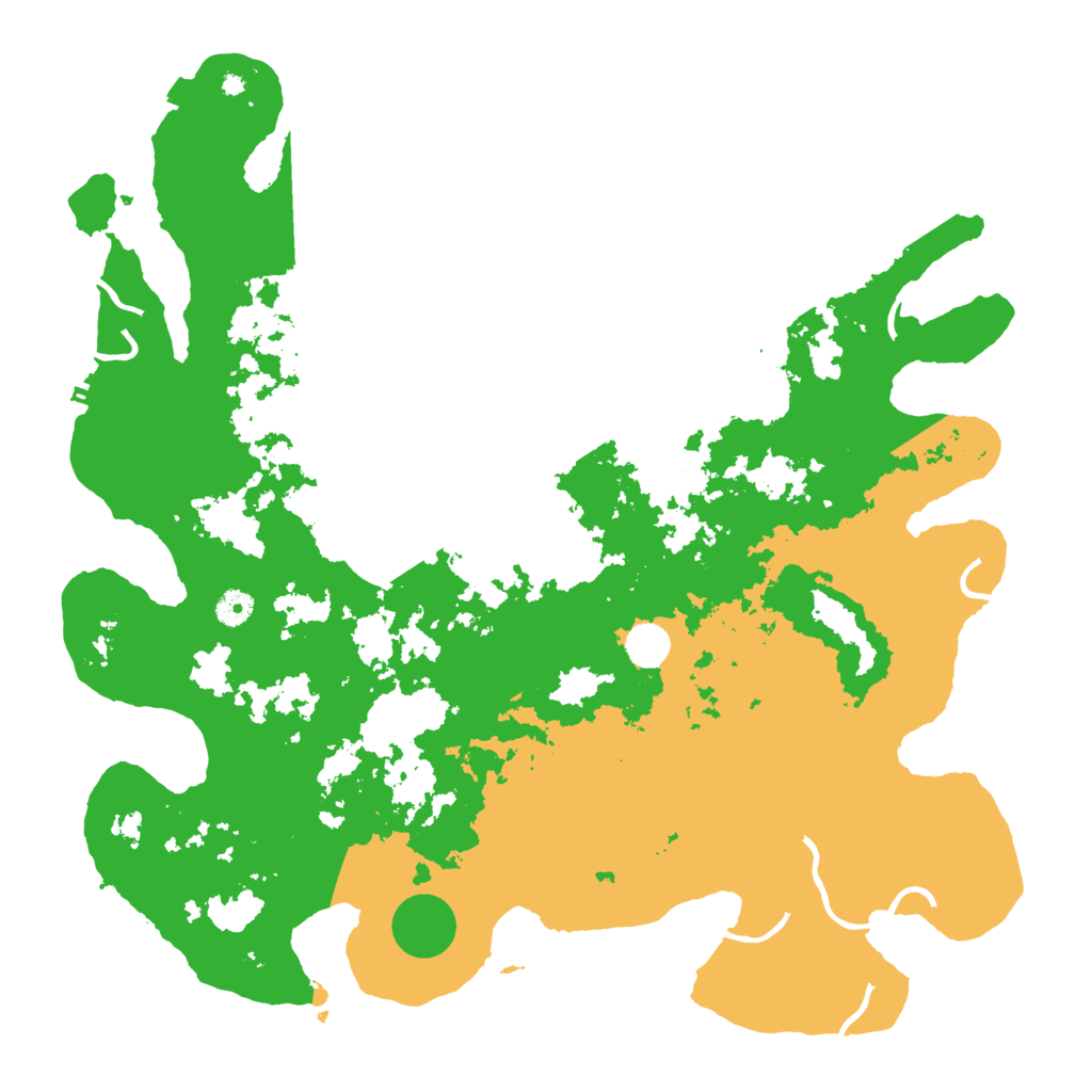 Biome Rust Map: Procedural Map, Size: 4500, Seed: 9551531