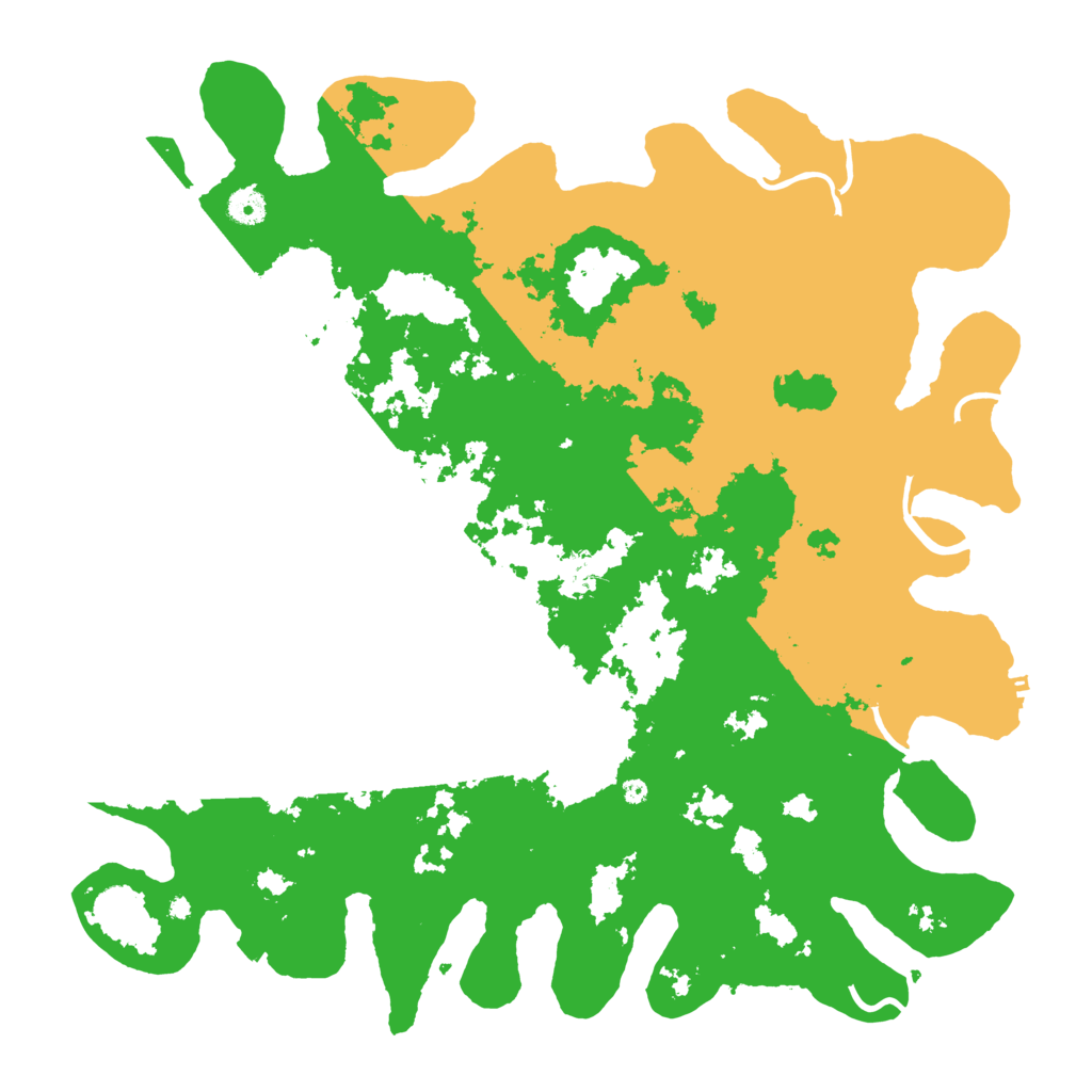 Biome Rust Map: Procedural Map, Size: 4500, Seed: 1530305931