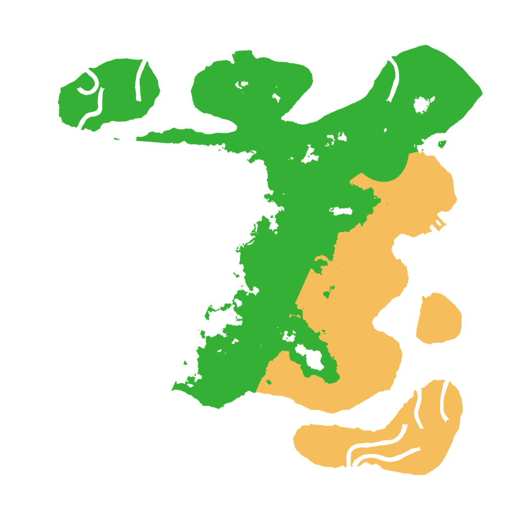 Biome Rust Map: Procedural Map, Size: 3000, Seed: 952157975