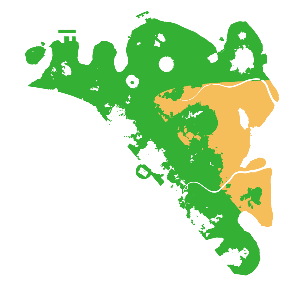 Biome Rust Map: Procedural Map, Size: 3500, Seed: 1689319712