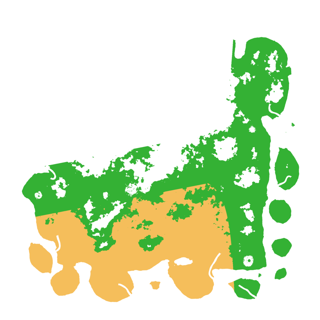 Biome Rust Map: Procedural Map, Size: 4500, Seed: 965841