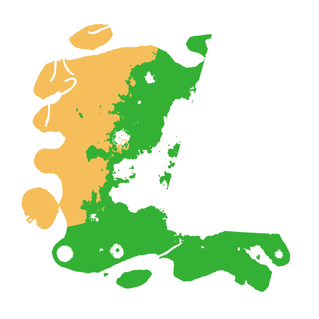 Biome Rust Map: Procedural Map, Size: 3500, Seed: 915010218