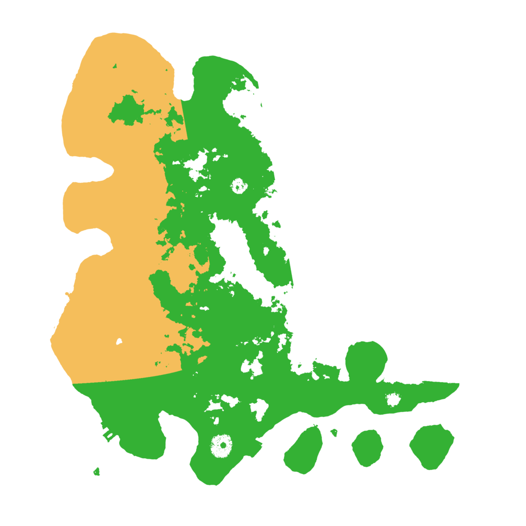 Biome Rust Map: Procedural Map, Size: 3500, Seed: 1100540283