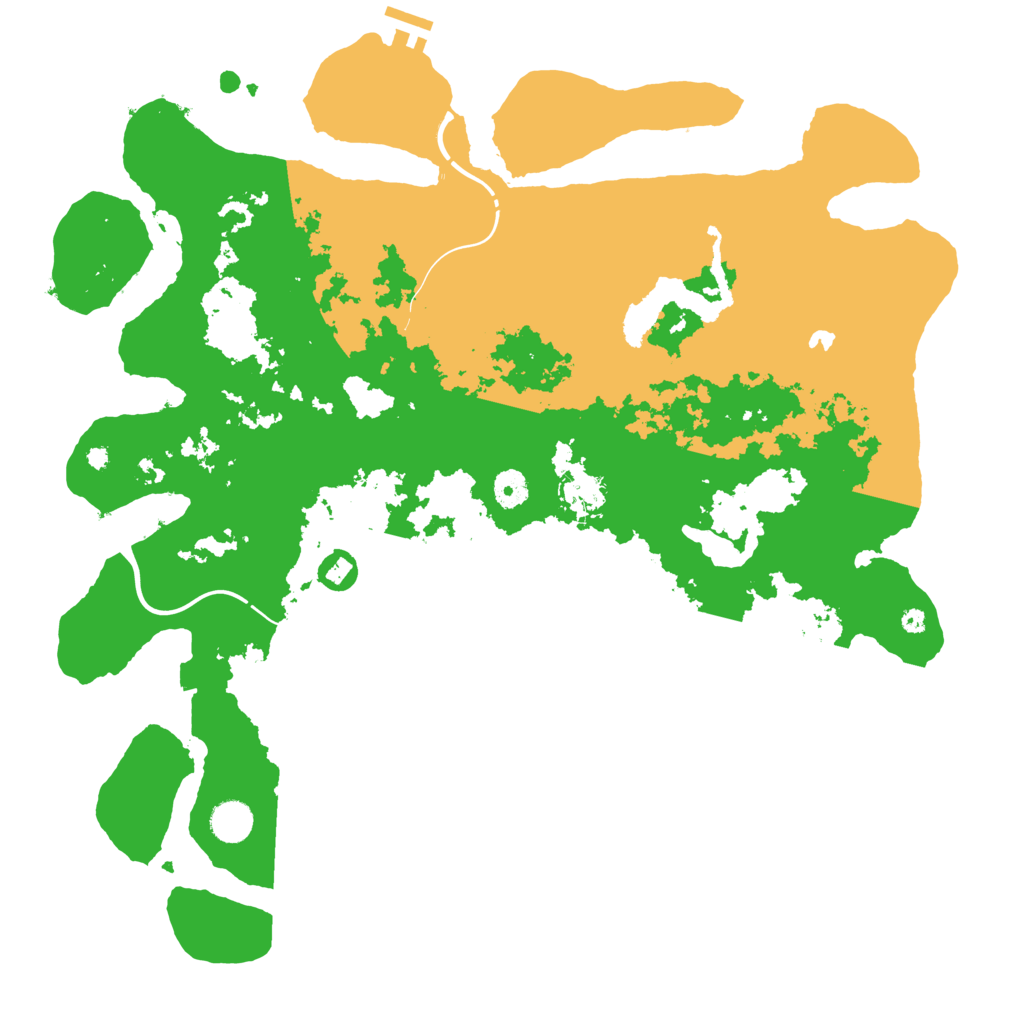 Biome Rust Map: Procedural Map, Size: 4250, Seed: 517478198