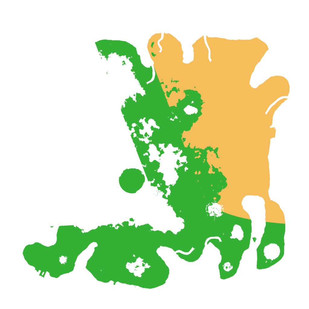 Biome Rust Map: Procedural Map, Size: 3500, Seed: 470243881
