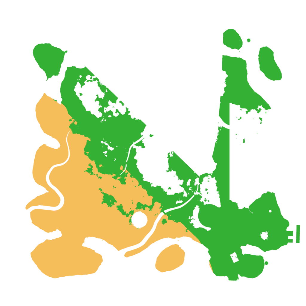 Biome Rust Map: Procedural Map, Size: 3500, Seed: 1596520760
