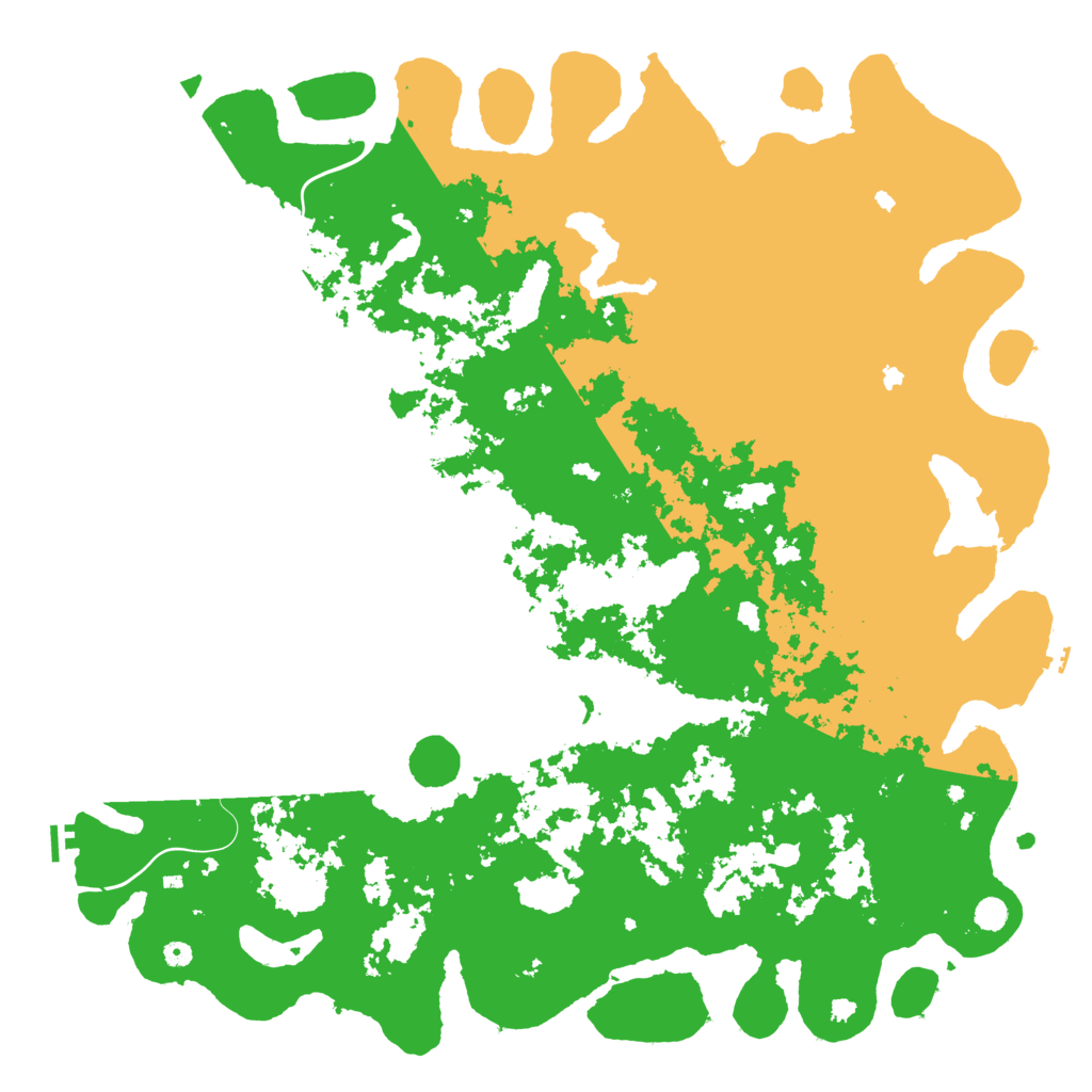 Biome Rust Map: Procedural Map, Size: 6000, Seed: 270815204