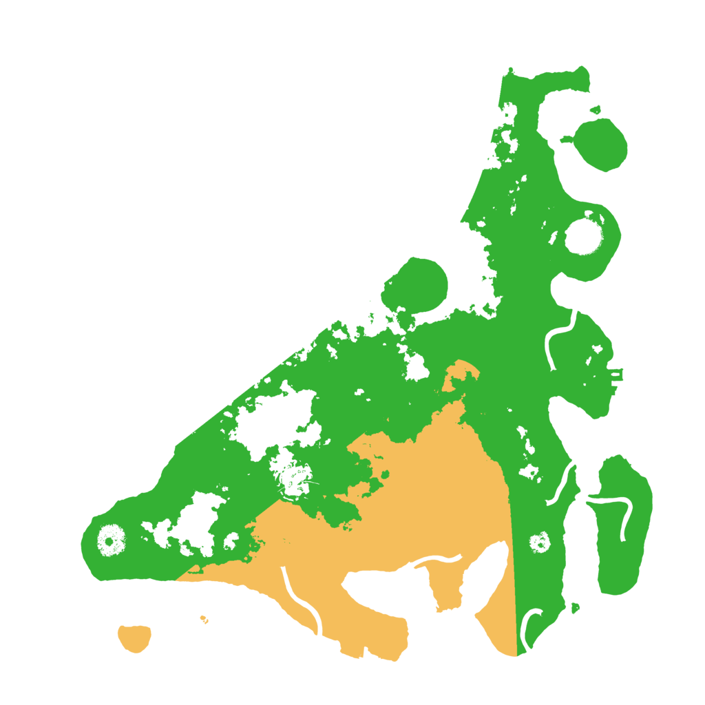 Biome Rust Map: Procedural Map, Size: 3500, Seed: 804533626