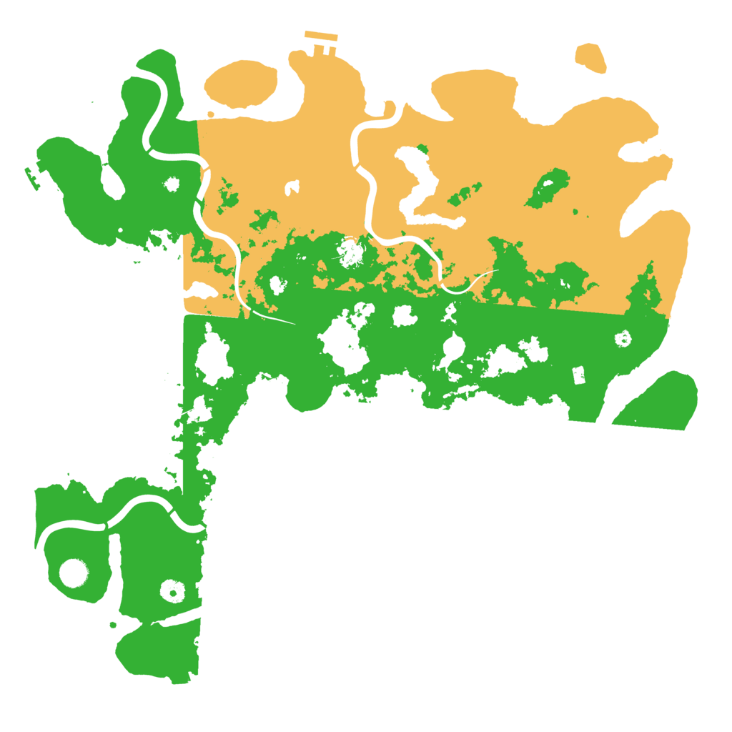Biome Rust Map: Procedural Map, Size: 4501, Seed: 1459524989